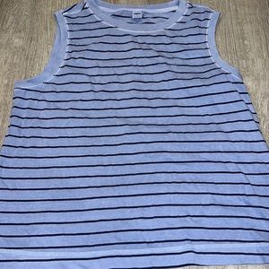 NWT Old Navy Blue Striped Tank Top